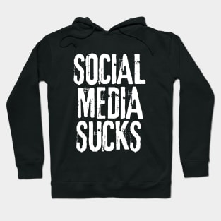 Social Media Sucks Anti Social Hoodie